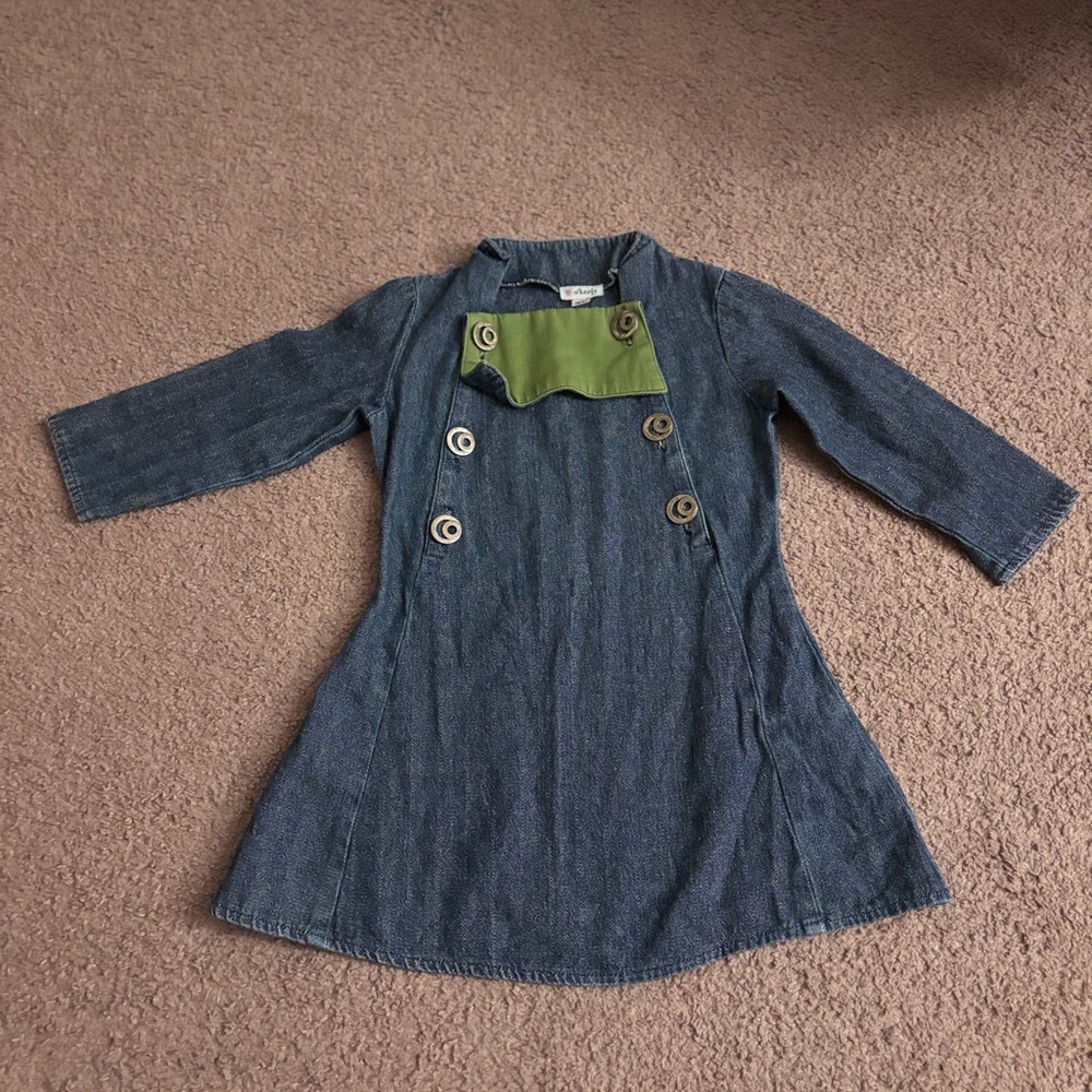 O’Keefe girls denim dress Size 3T 100% cotton